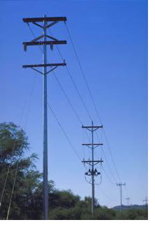 steel utility poles